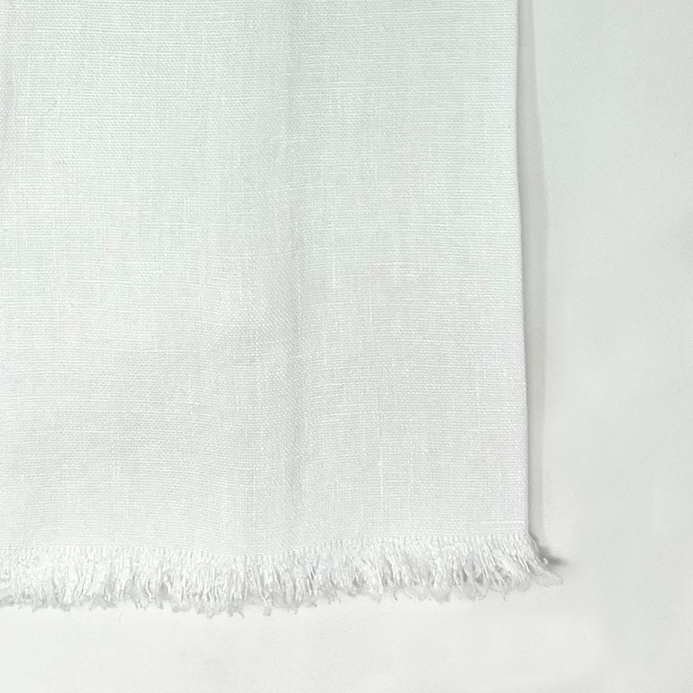 Stonewashed Linen Hand Towel, Frayed Edge