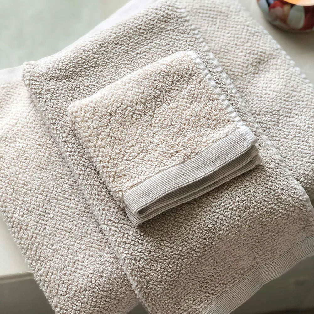 Peacock Alley Jubilee Textured Bath Towels, Linen