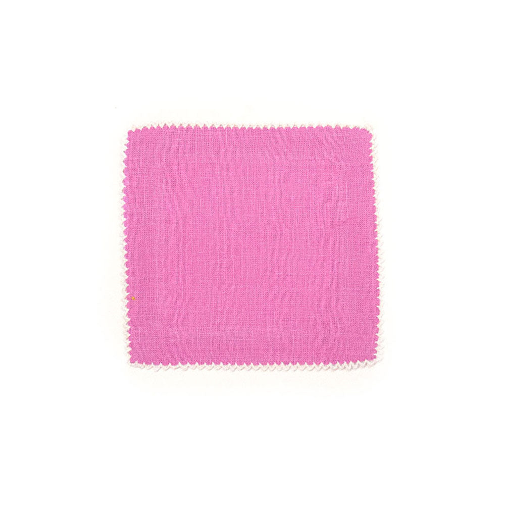 Picot Edge Cocktail Napkins, Set of 4