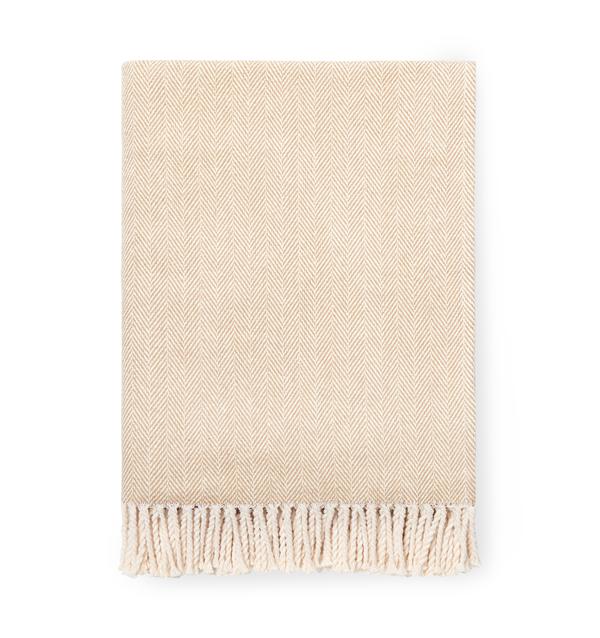 Sferra Celine Throw Taupe